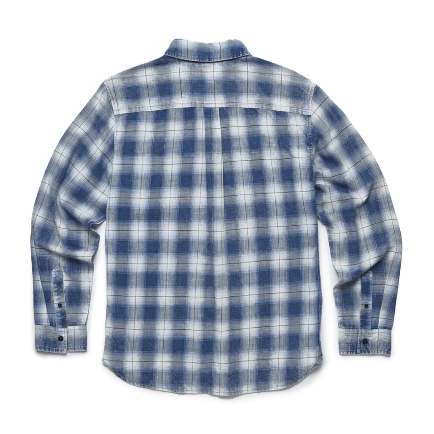 BRIAN WASHED TWILL PLAID SHIRT