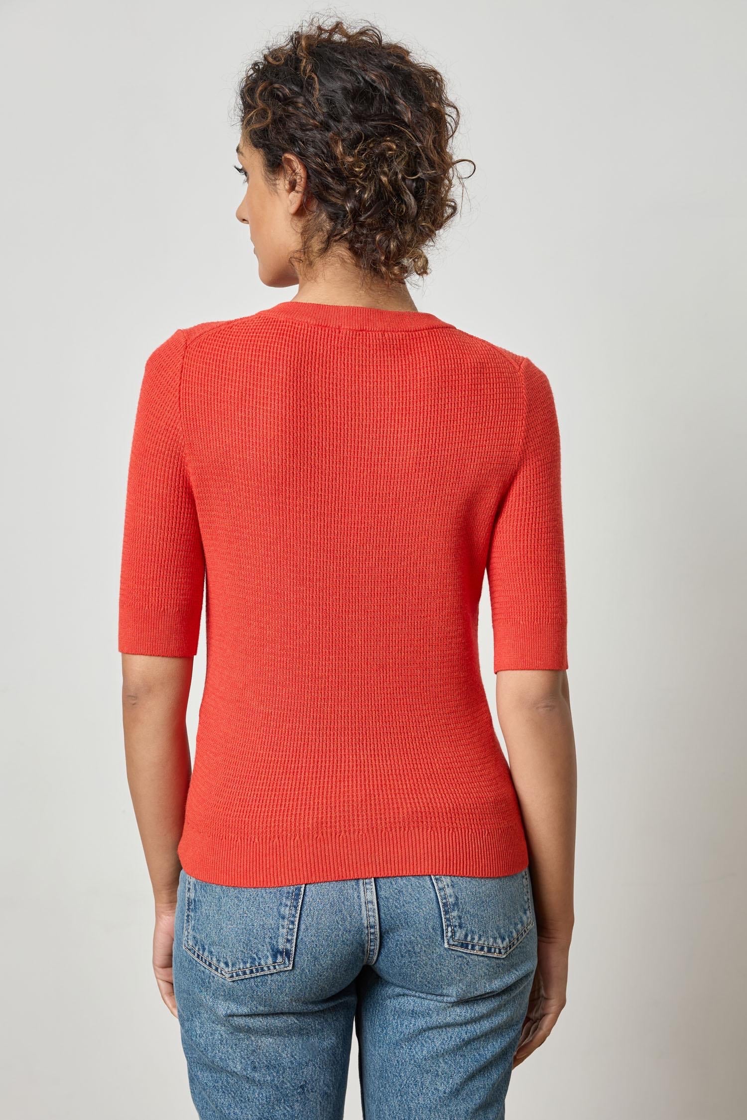 lilla p ELBOW SLEEVE SWEATER