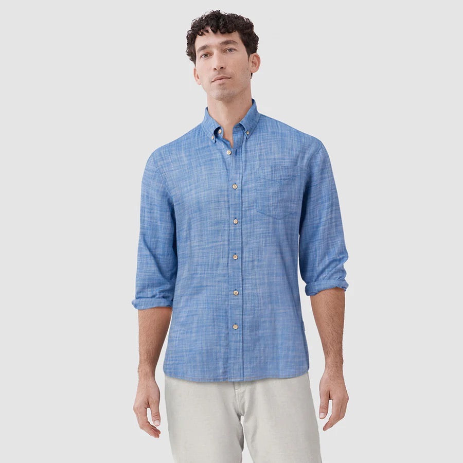 surfside Brian Two Tone Slub Shirt