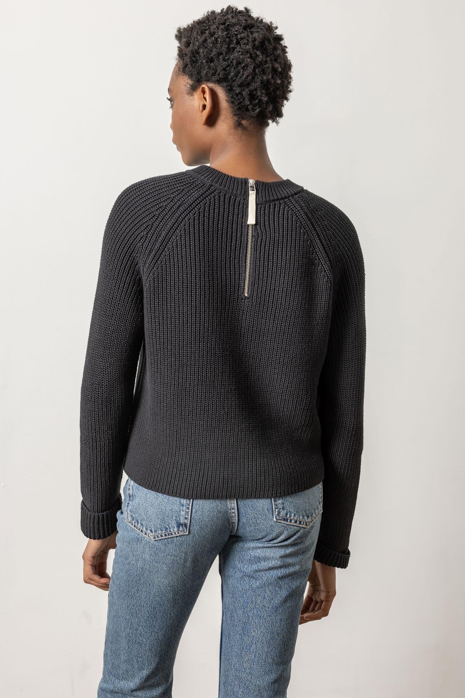 LILLA P ZIP BACK RAGLAN