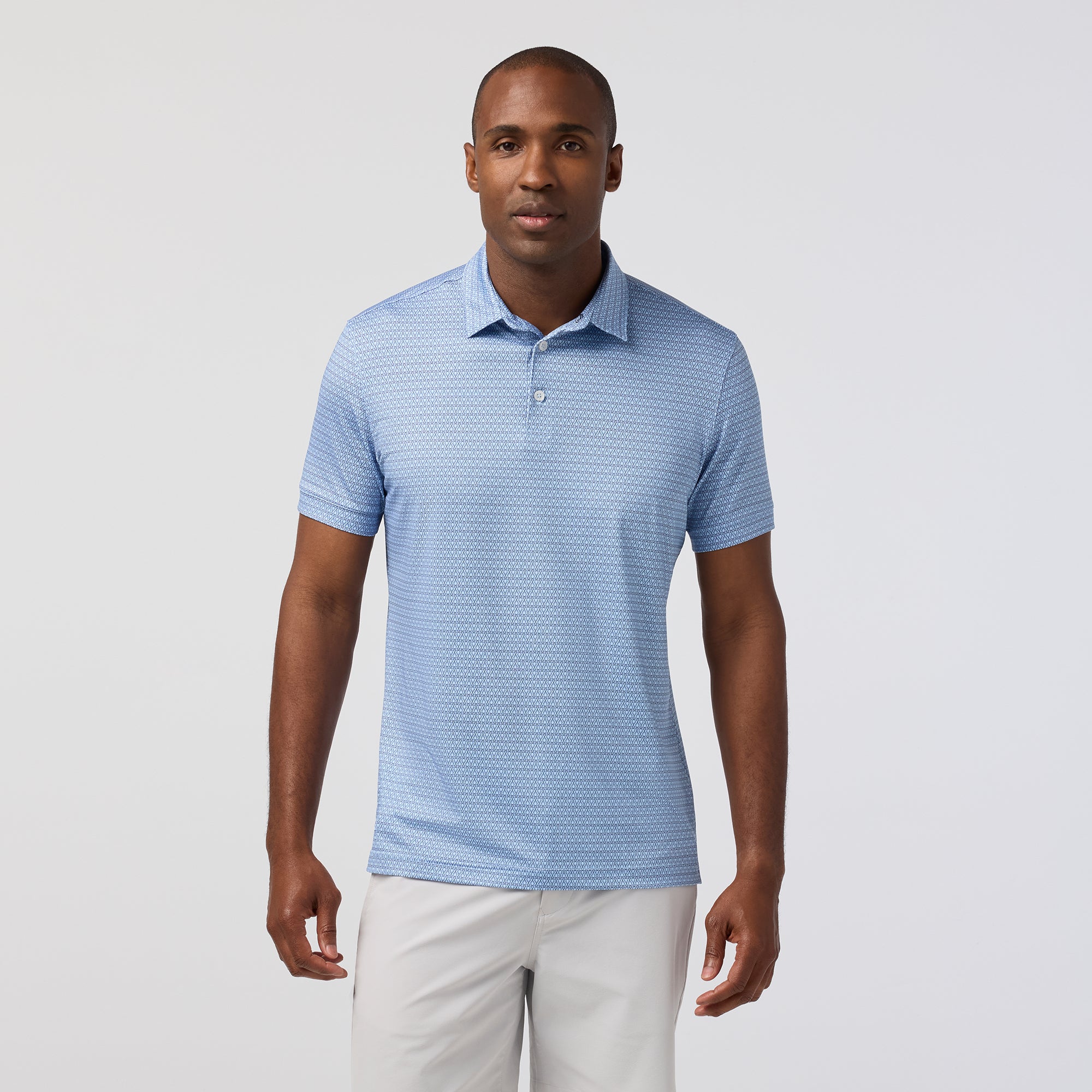 VERSA POLO - CLOUD BLUE CLUB CREST