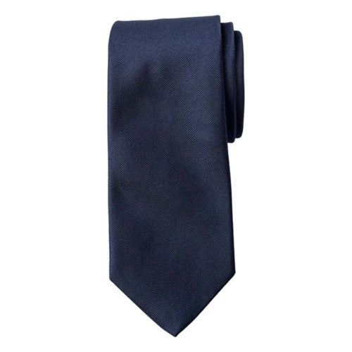 SILK TIE - NAVY SOLID