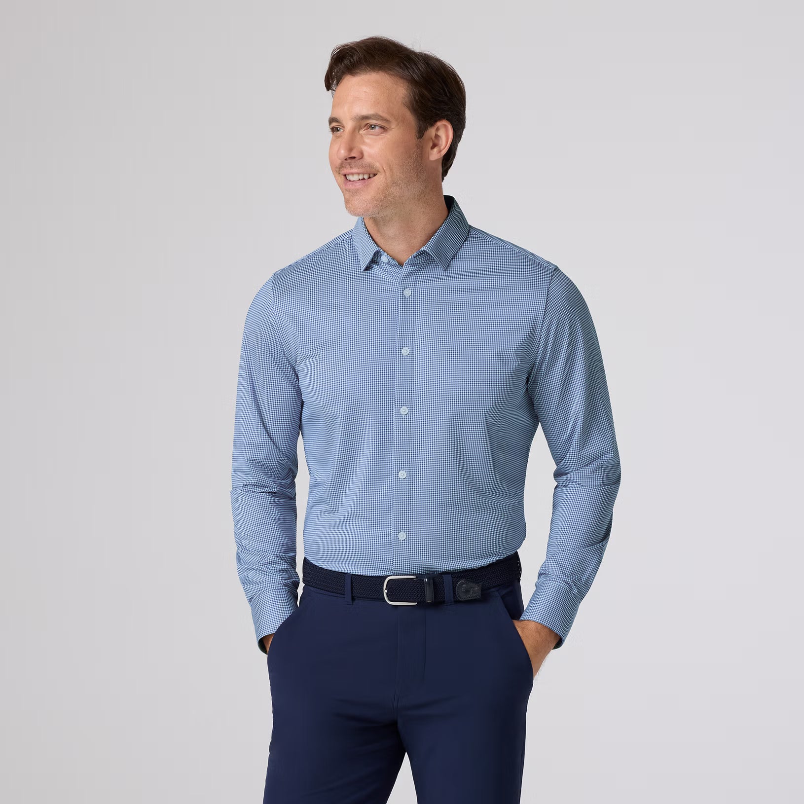 HALYARD - NAVY PETER GINGHAM