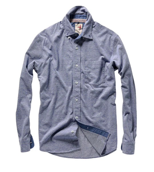 RELWEN FINELINE KNIT BUTTONDOWN