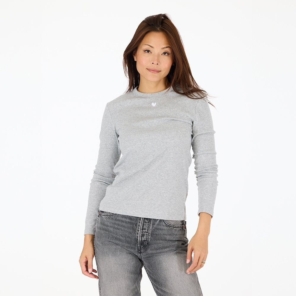 LONG SLEEVE RIB TEE