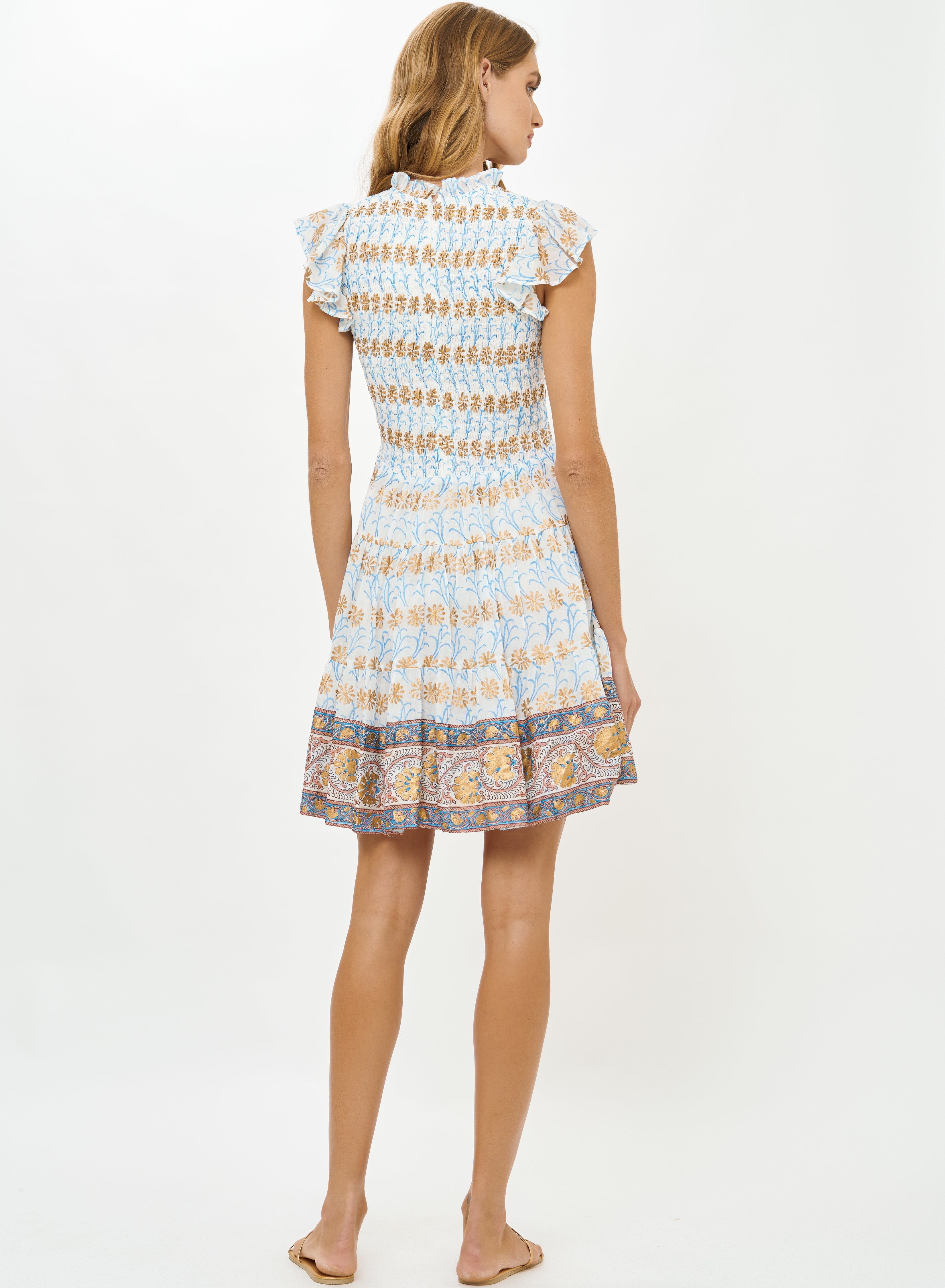 SMOCKED FLIRTY SHORT