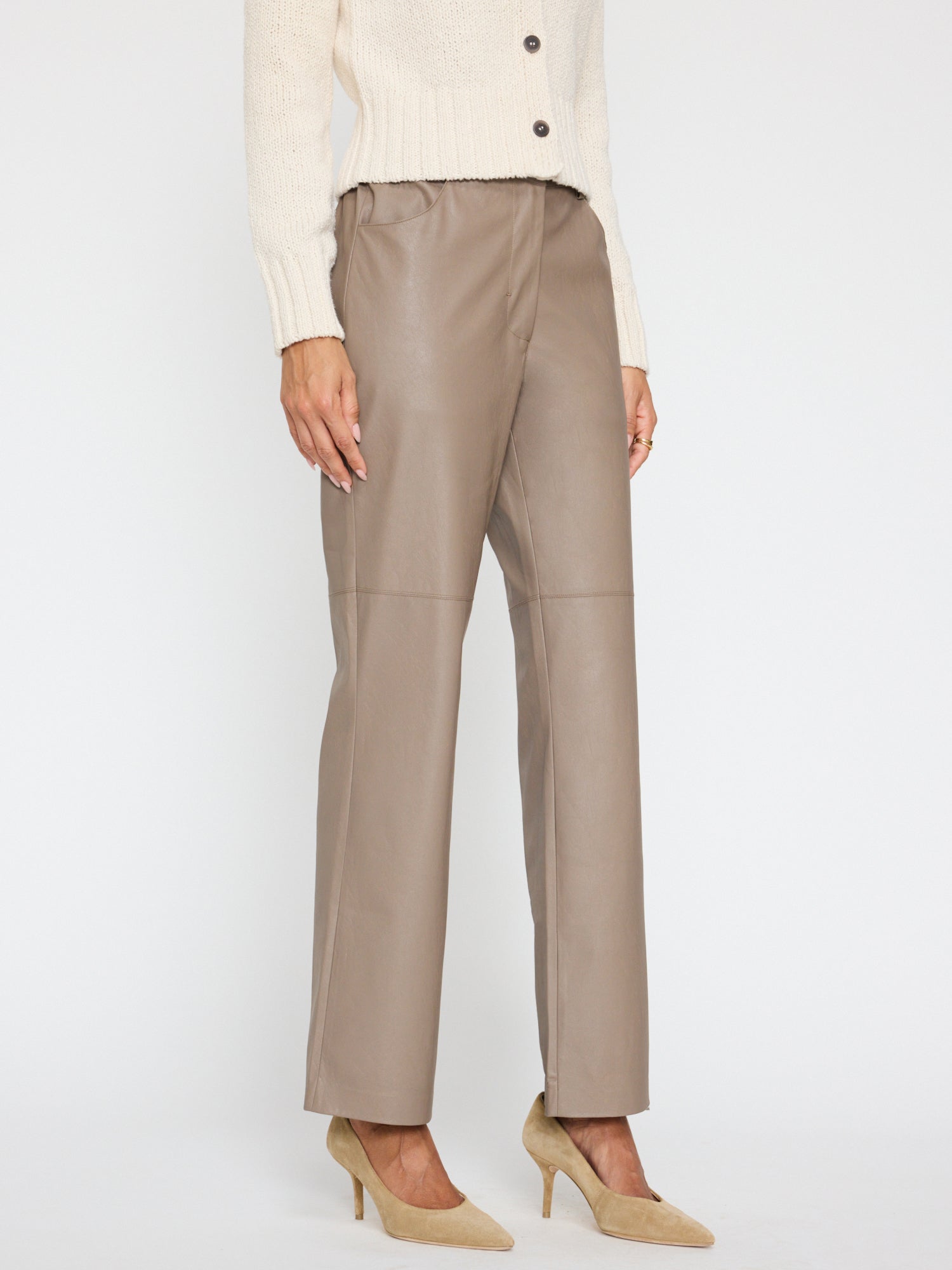 BROCHU WALKER LARA VEGAN LEATHER PANT