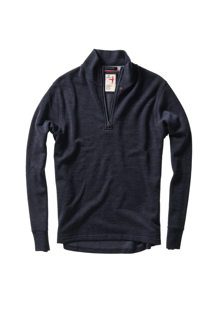 WOOL/COTTON 1/4 ZIP