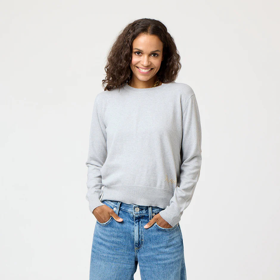 KERRI ROSENTHAL PATCHWORK COTTON PULLOVER