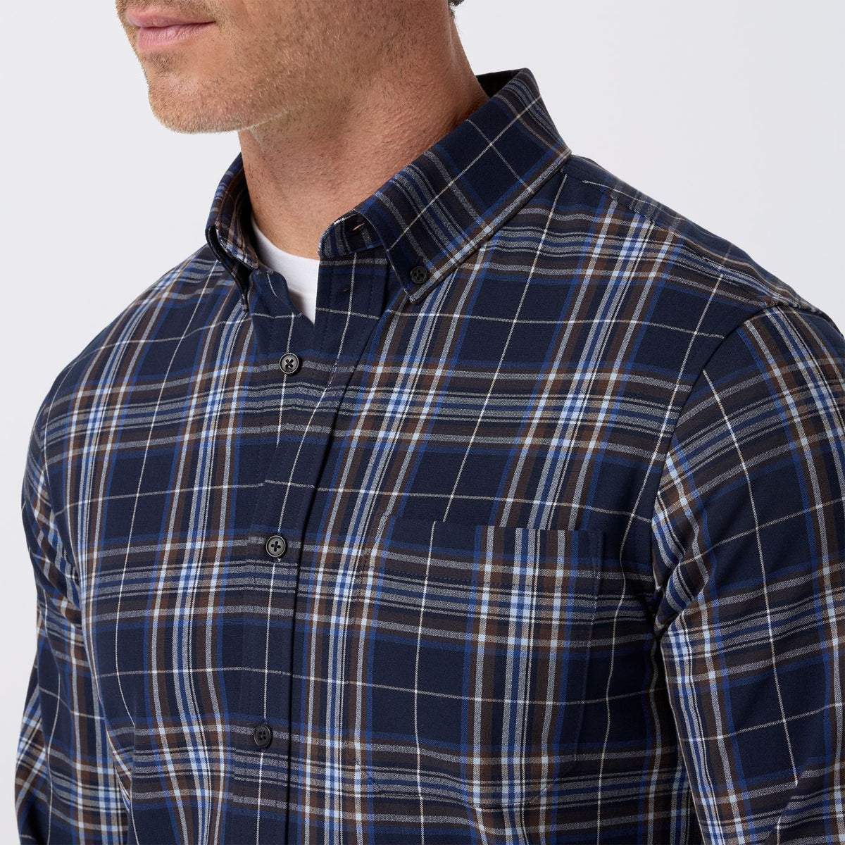 CITY FLANNEL - NAVY THOMAS PLAID