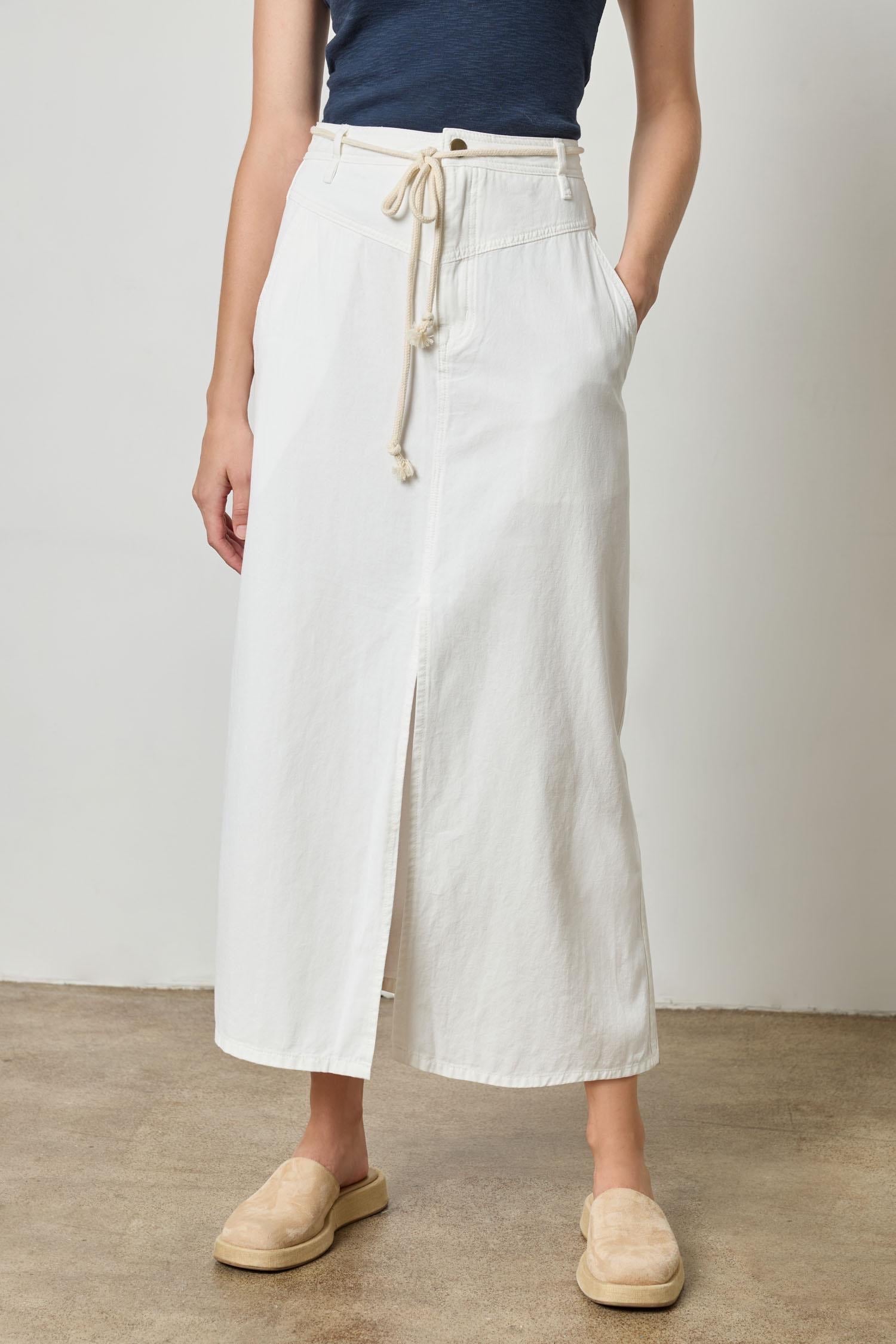 LILLA P YOKE WAIST MAXI