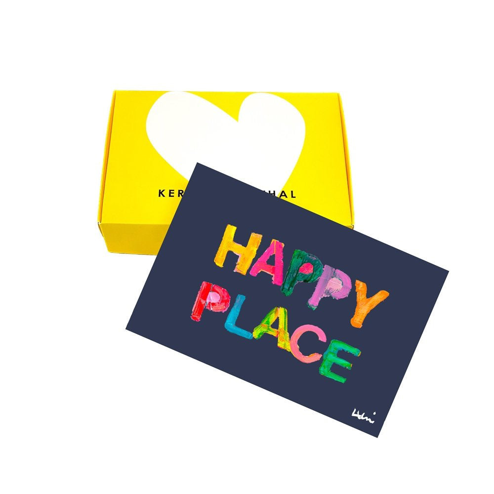 BLOCK 4X6 HAPPY PLACE