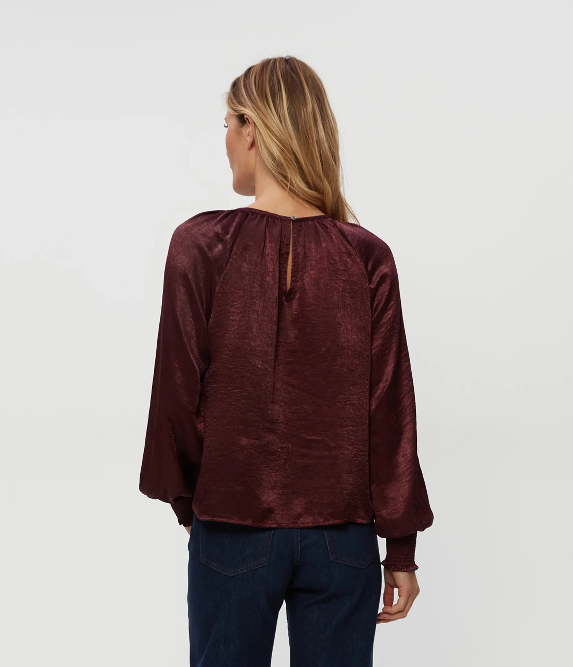 michael stars Fabi Hammered Satin Top