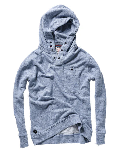 RELWEN FRENCH TWILL HOODIE - LT BLUE