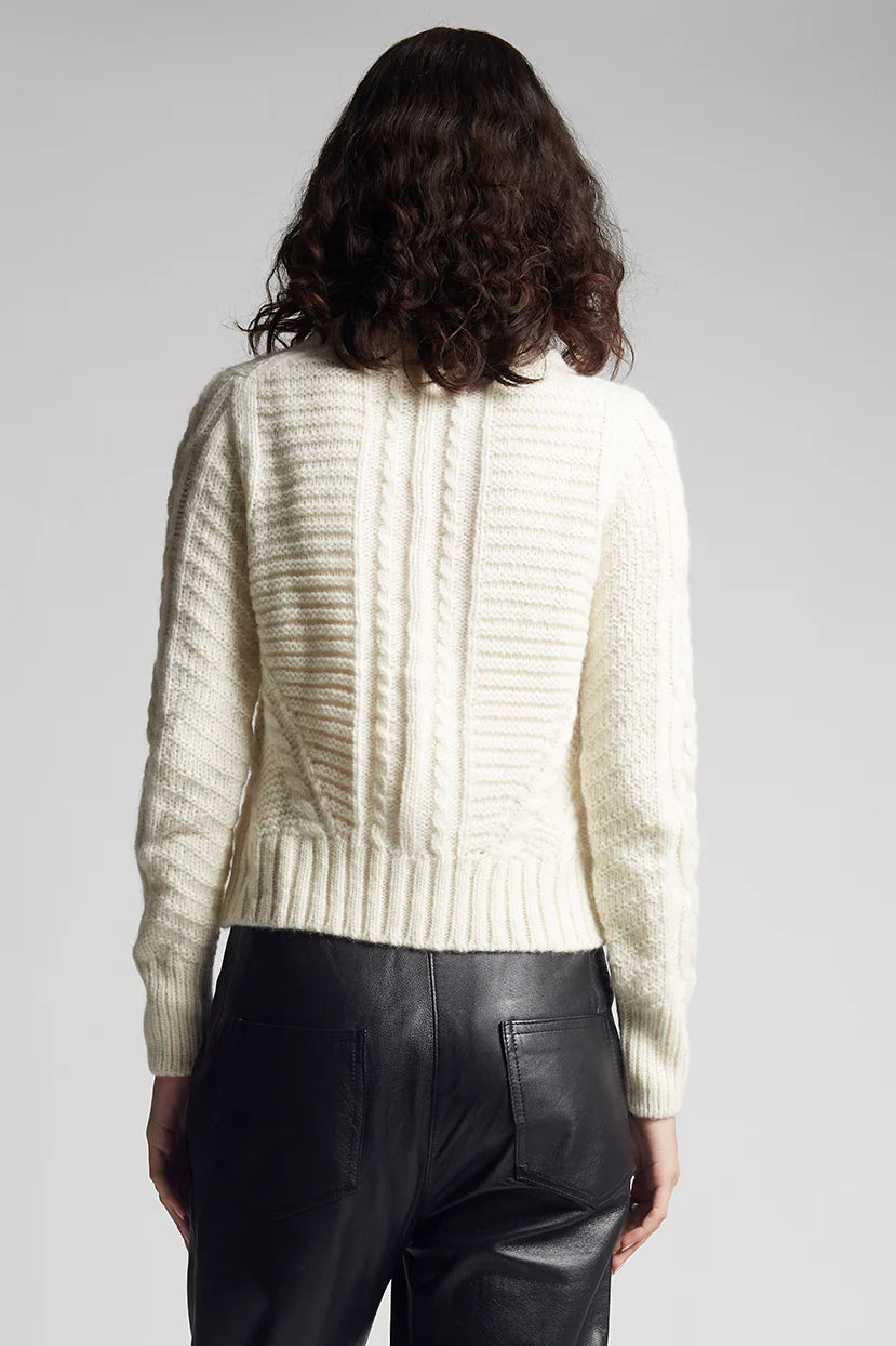 ELEVEN SIX CARLY SWEATER - IVORY