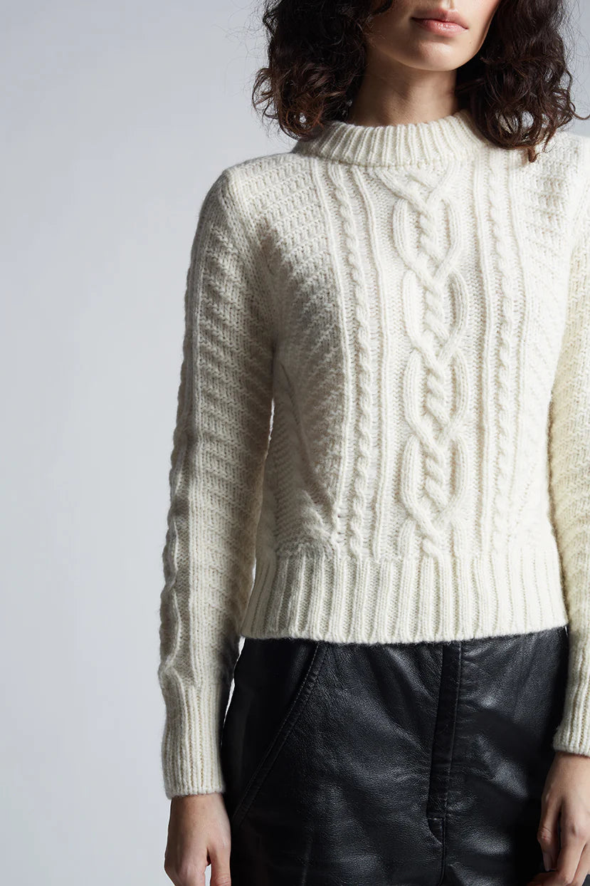 ELEVEN SIX CARLY SWEATER - IVORY