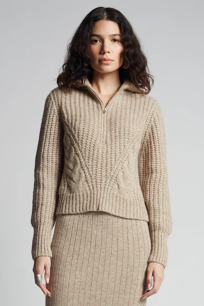 ELEVEN SIX TERRA SWEATER - OATMEAL