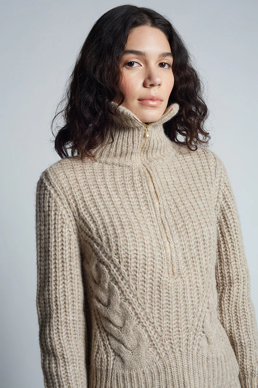 ELEVEN SIX TERRA SWEATER - OATMEAL