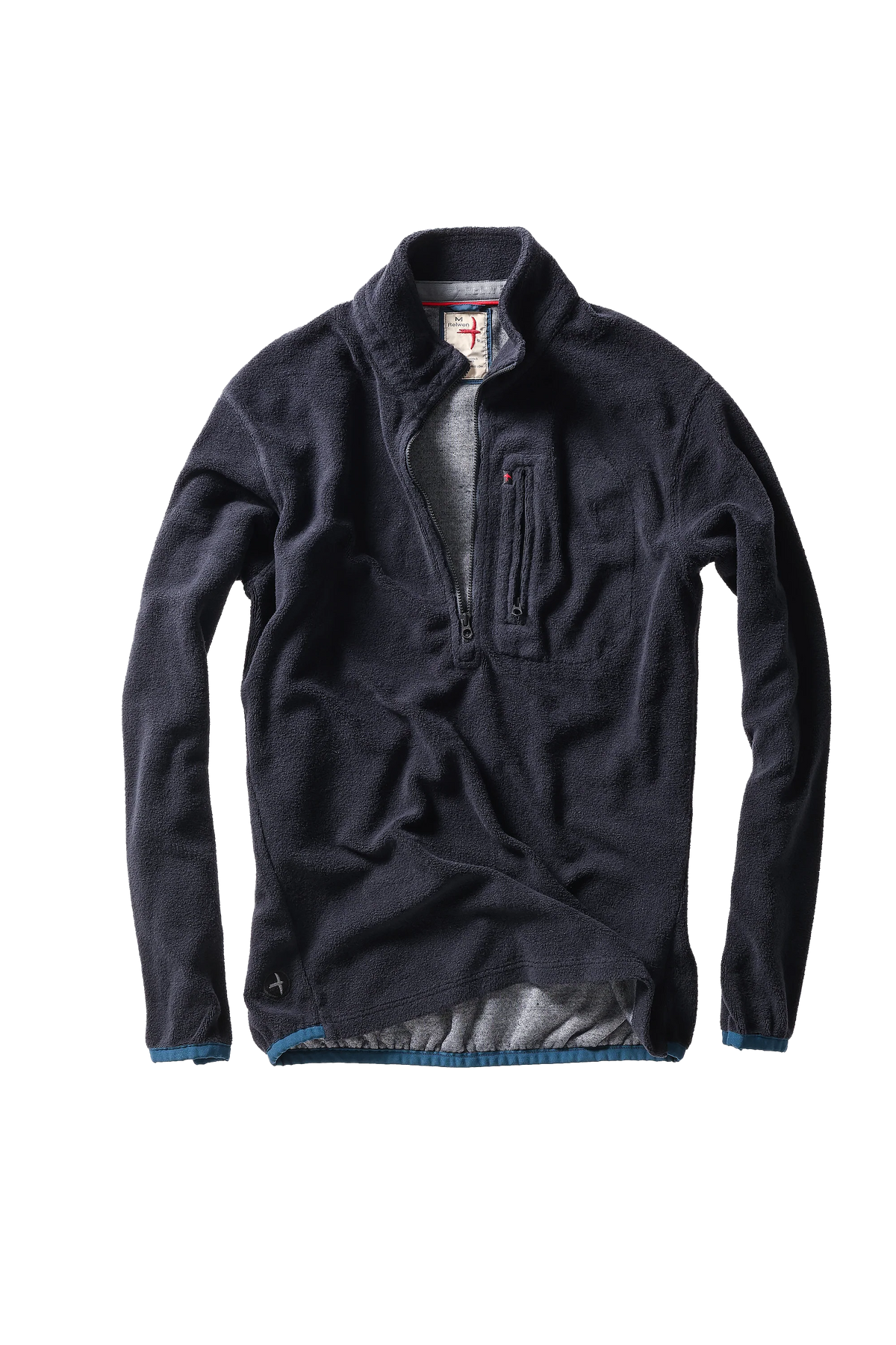 RELWEN SHEARED FLEECE HALF ZIP