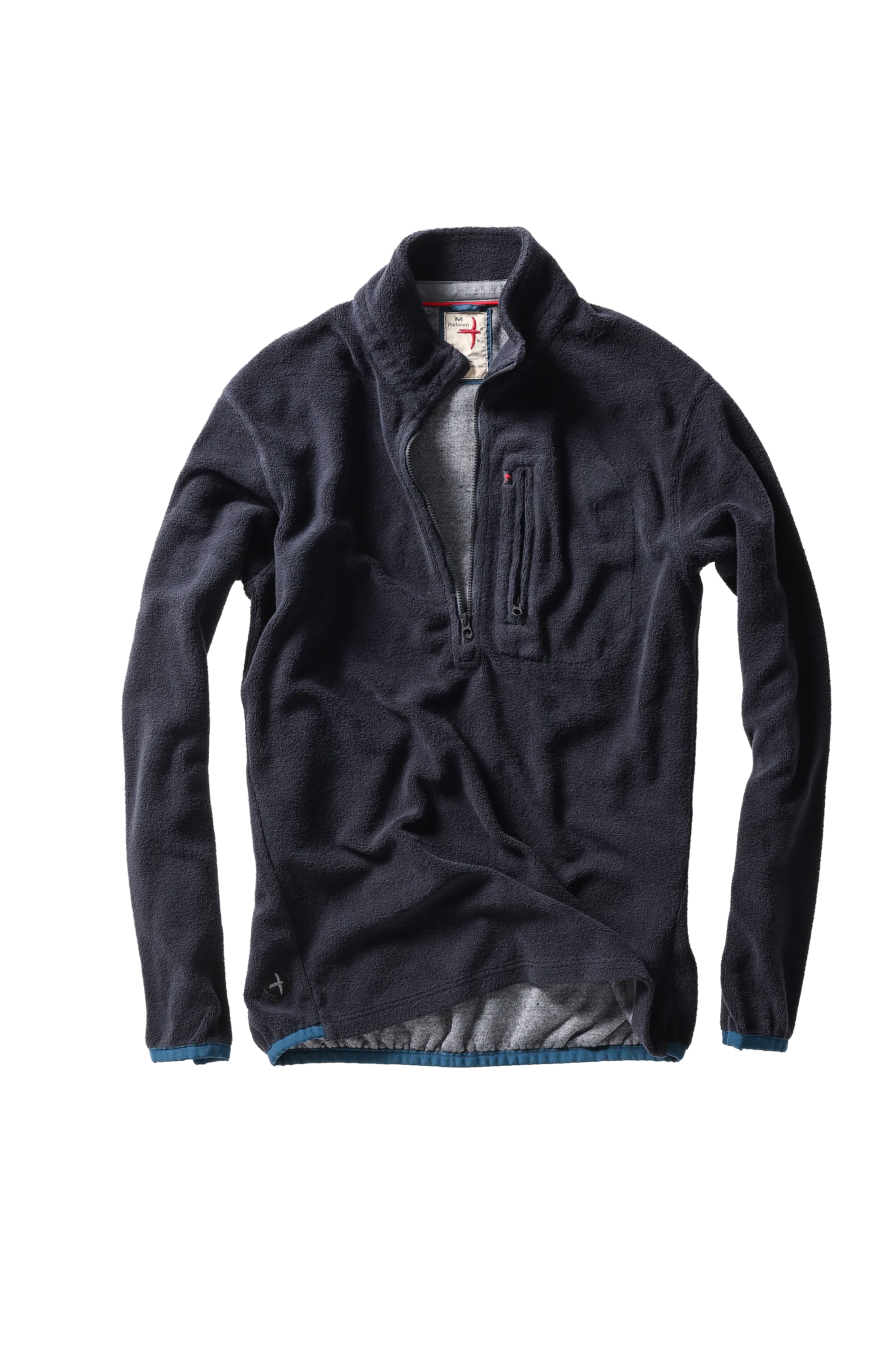 SHEARED FLEECE HALF-ZIP