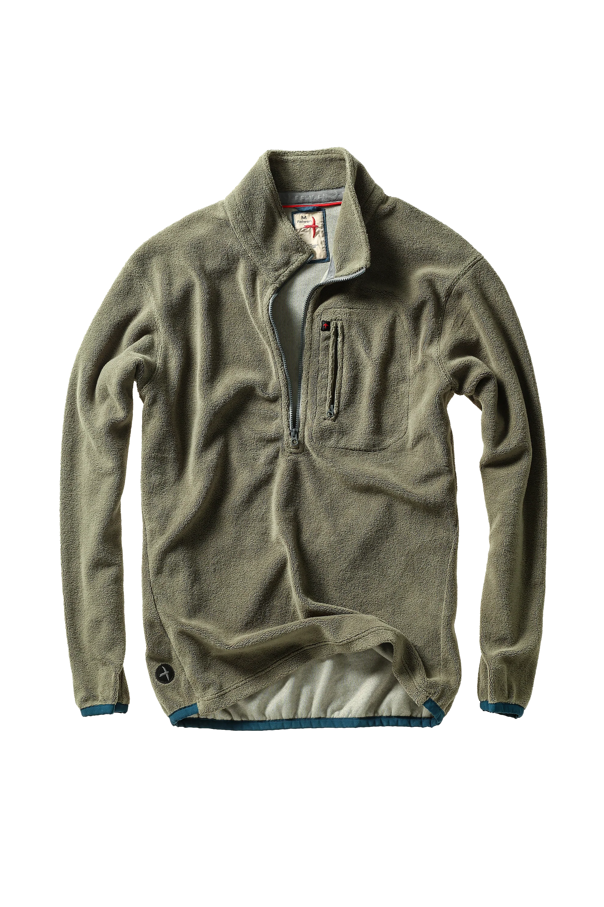 SHEARED FLEECE HALF-ZIP