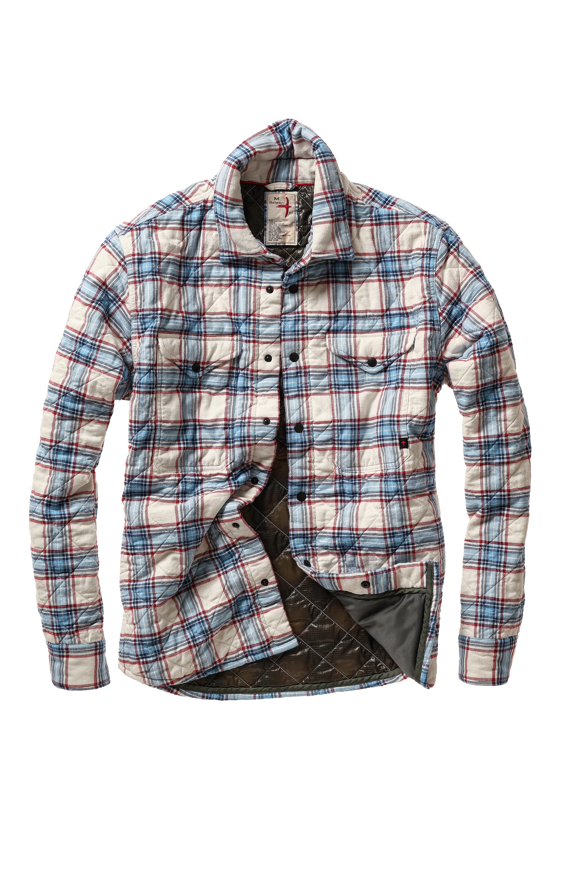 QUILTED FLANNEL SHIRT JACKET