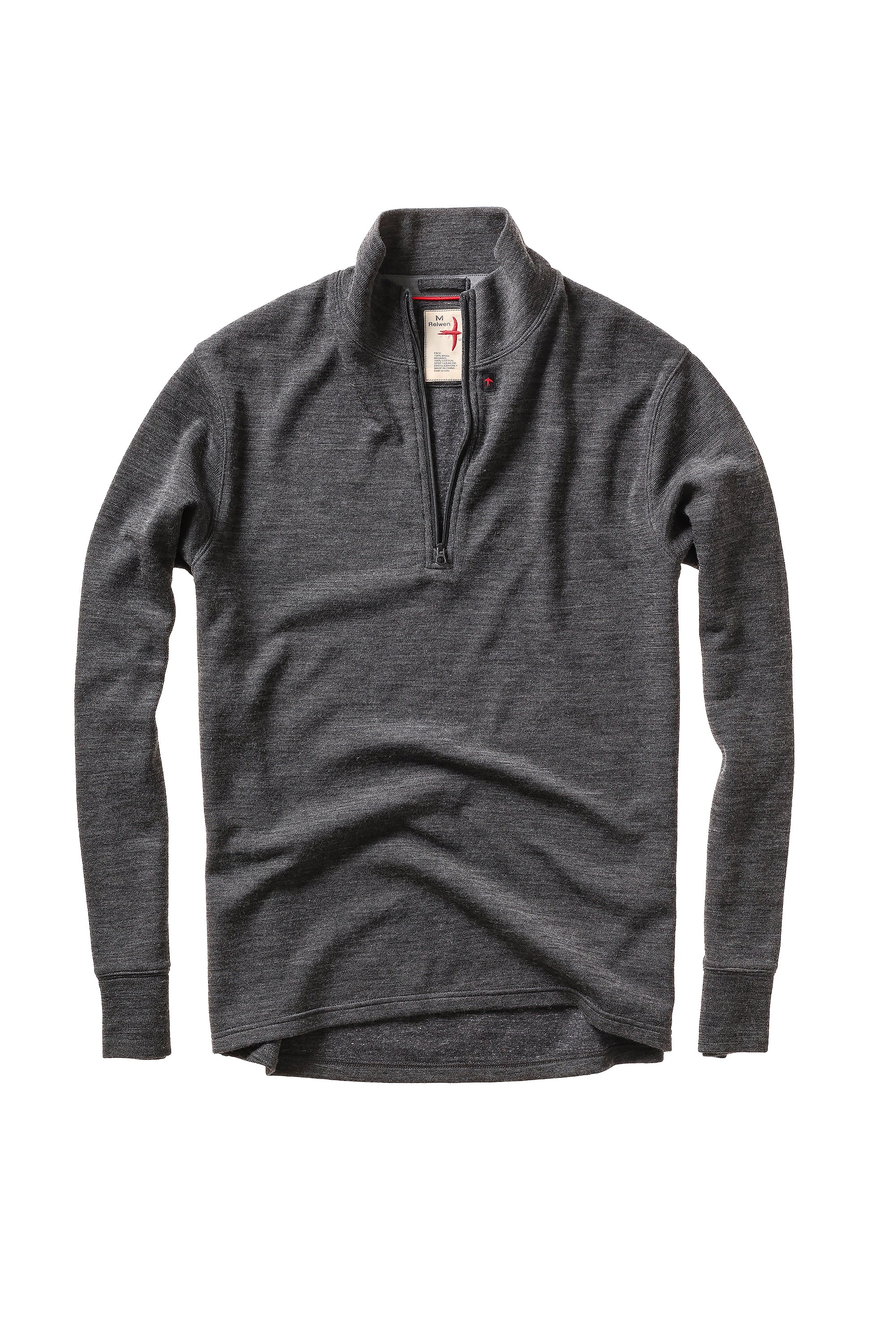 WOOL/COTTON 1/4 ZIP