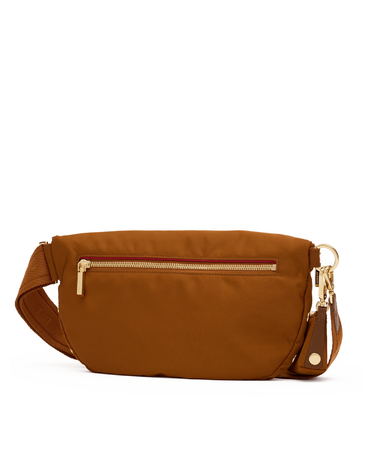 CHARLES CROSSBODY LRG - AMBER NYLON/GOLD