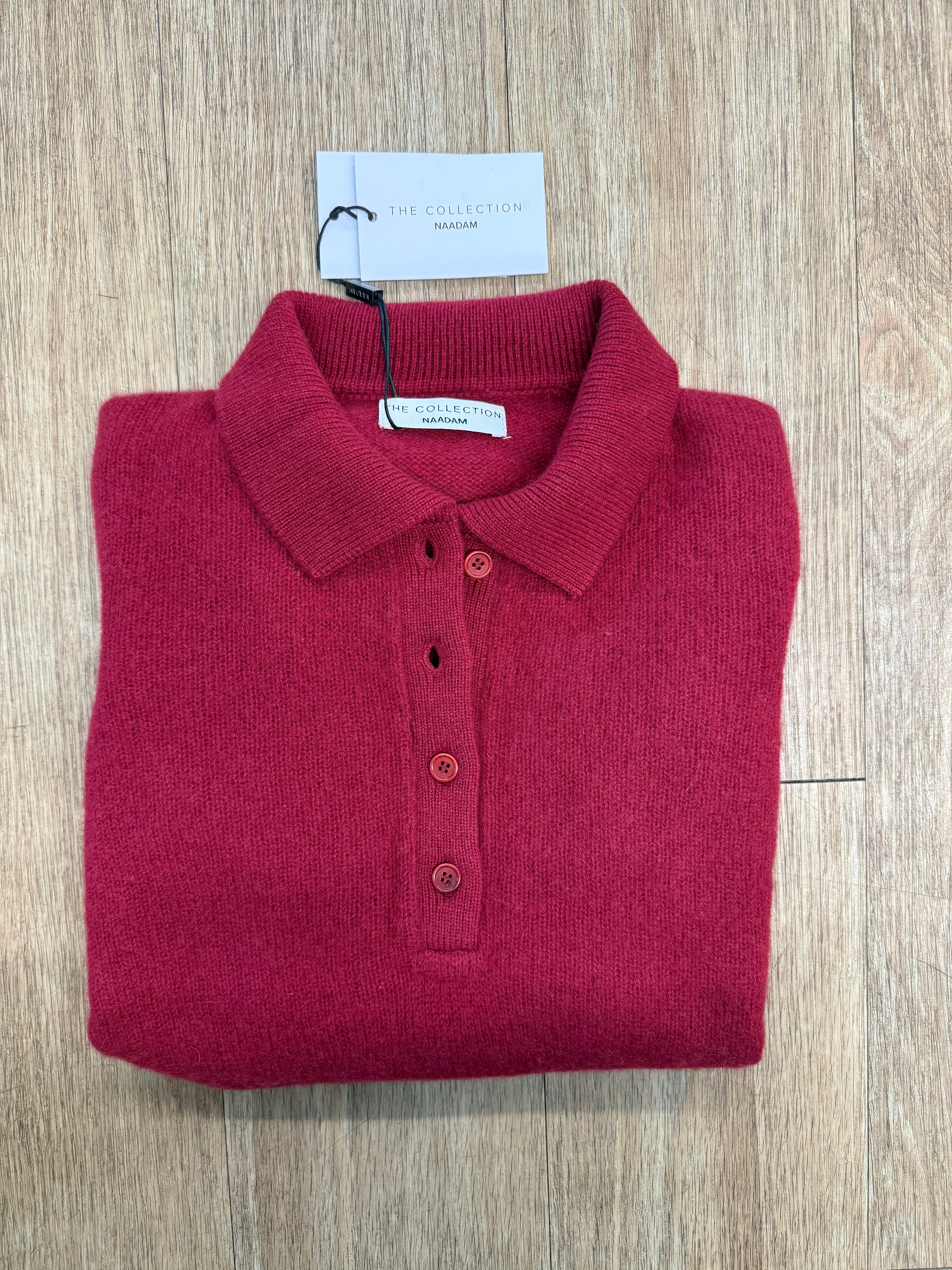 CLOUD CASHMERE LONG SLEEVE POLO