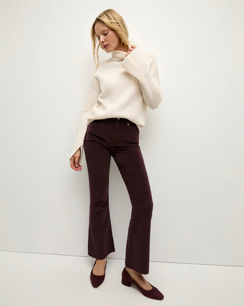 veronica beard Carson Corduroy Kick-Flare Pant