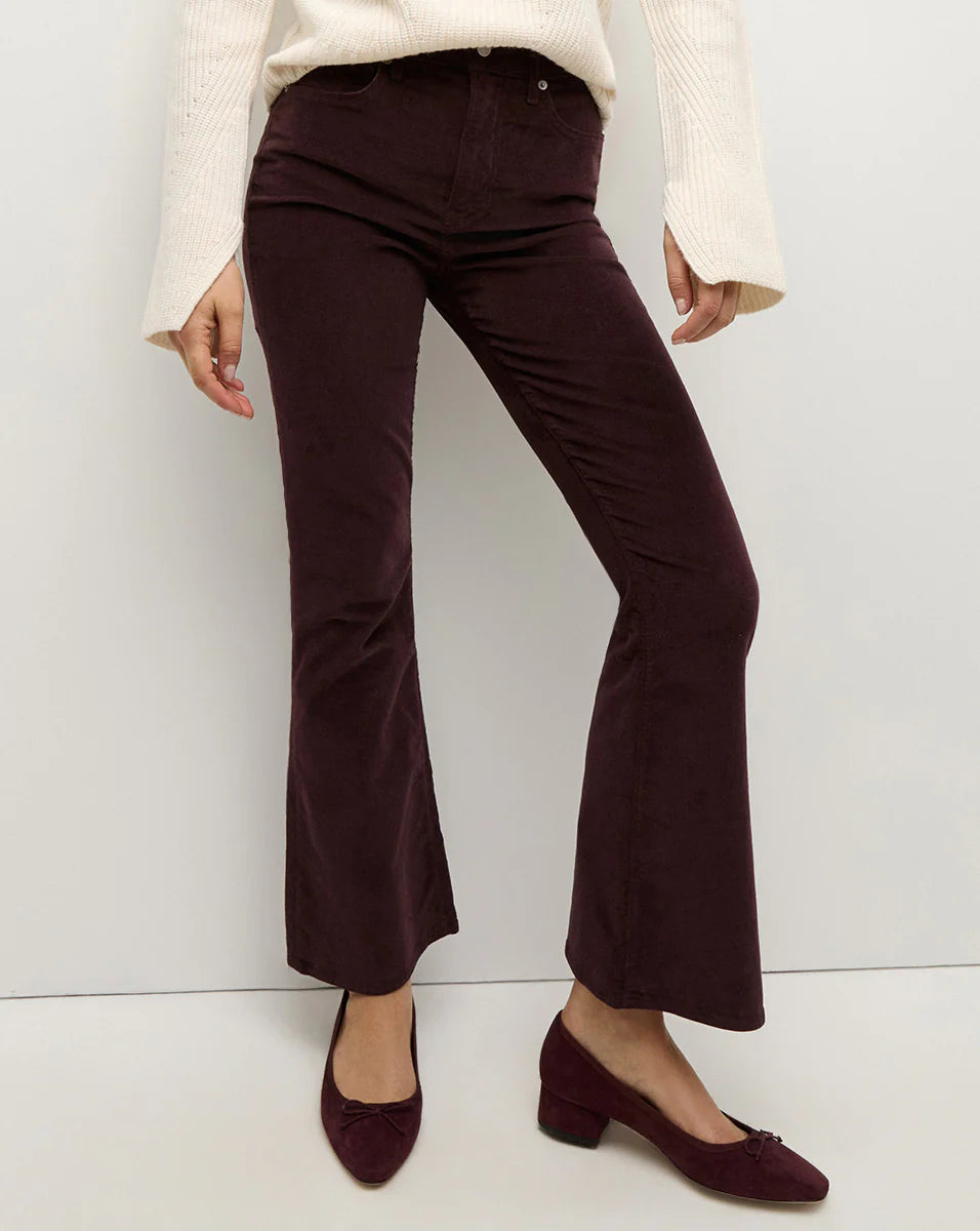 veronica beard Carson Corduroy Kick-Flare Pant