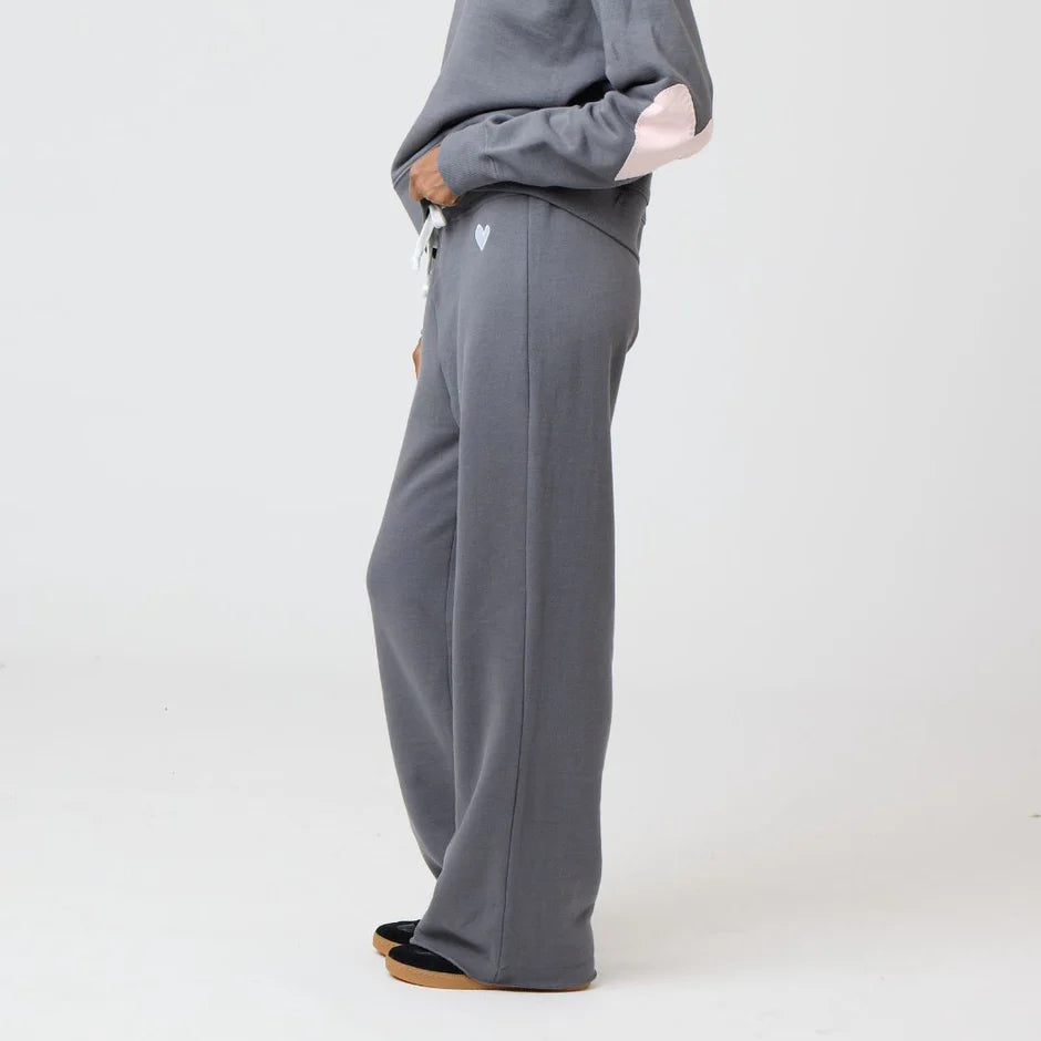 KERRI ROSENTHAL WEEKEND BARB SWEATPANT - FADED CARBON