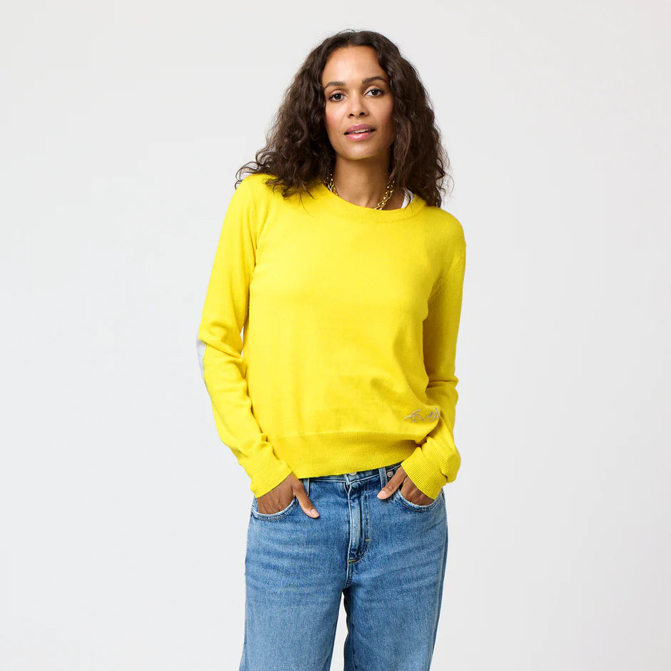 KERRI ROSENTHAL PATCHWORK COTTON PULLOVER