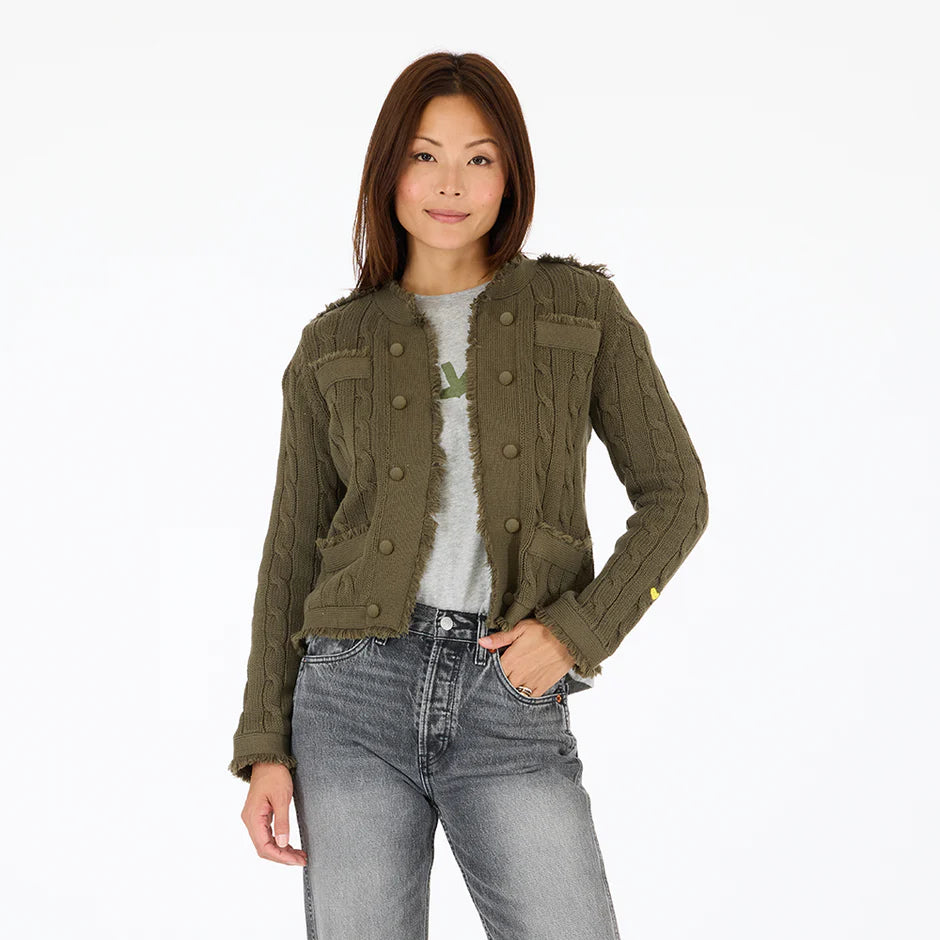 BEAU-LERO FRINGE CARDIGAN