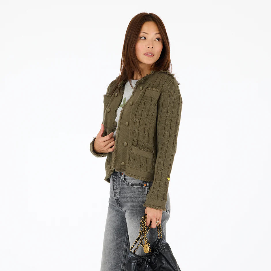BEAU-LERO FRINGE CARDIGAN