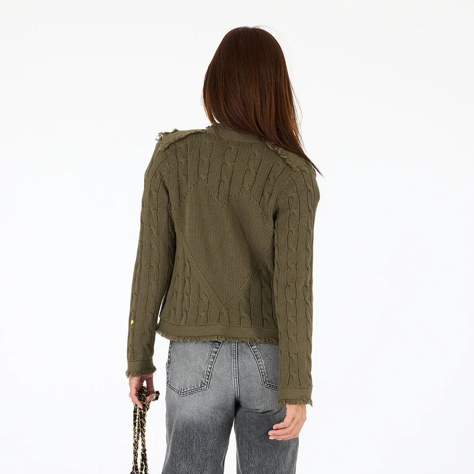 BEAU-LERO FRINGE CARDIGAN
