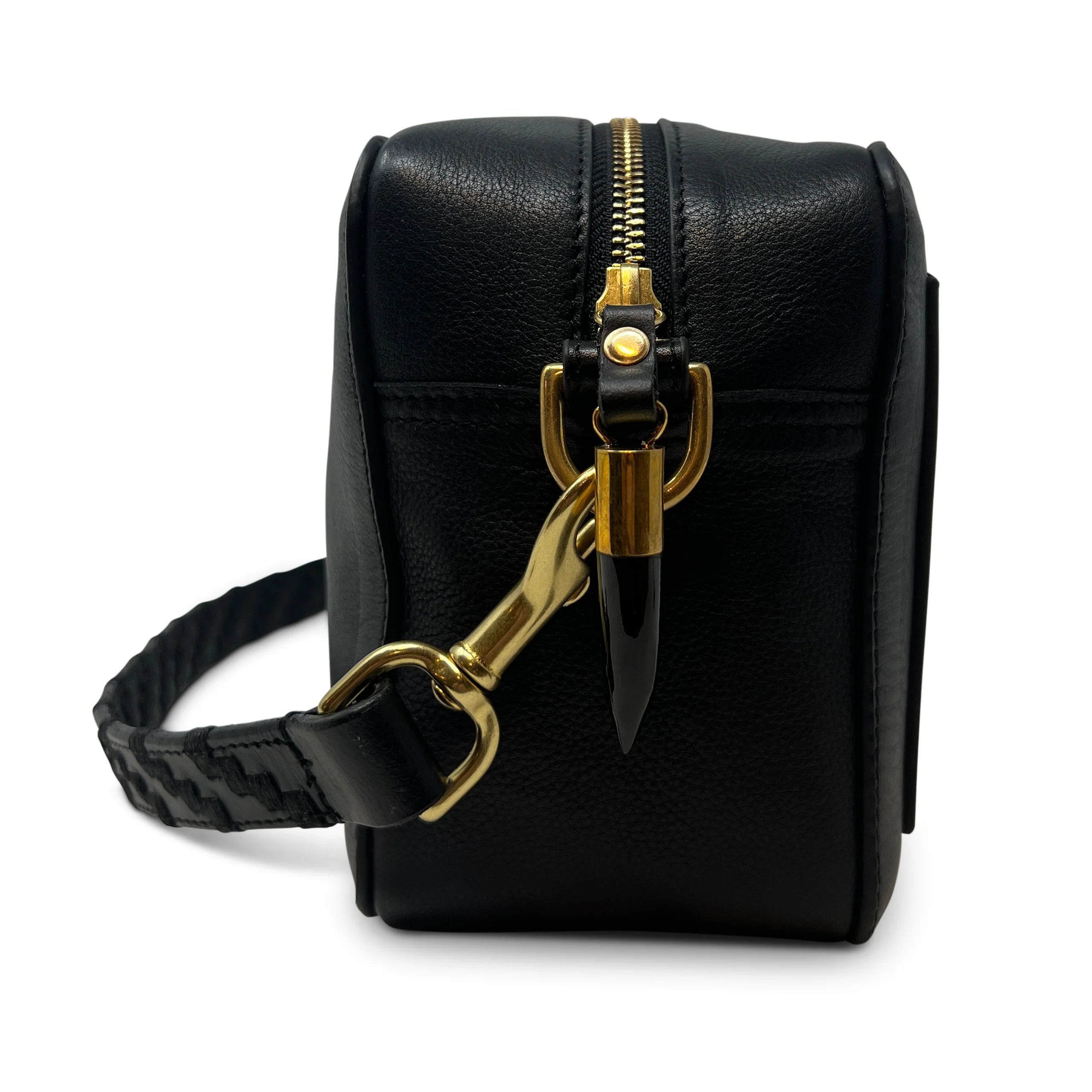 KEMPTON Amberleigh Crossbody Bag - Black Heat Striped