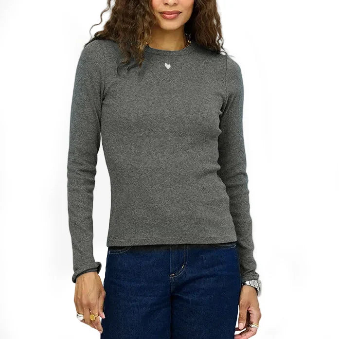 LONG SLEEVE RIB TEE
