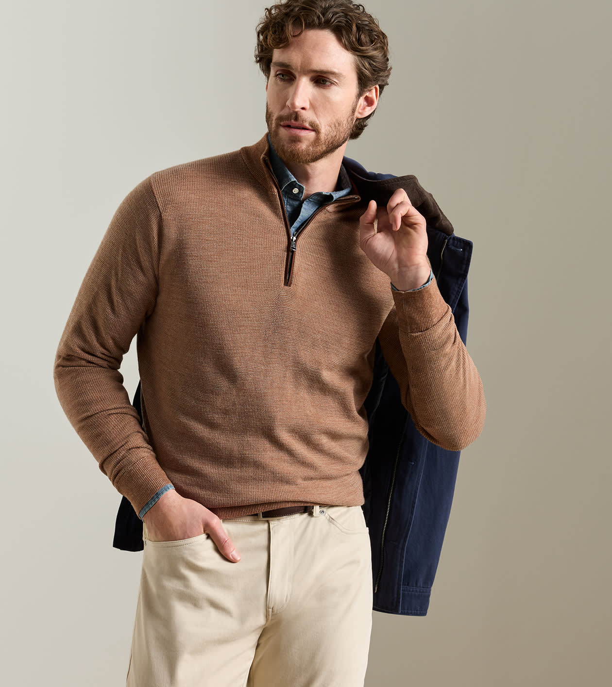 BLAIR BIRDSEYE 1/4 ZIP