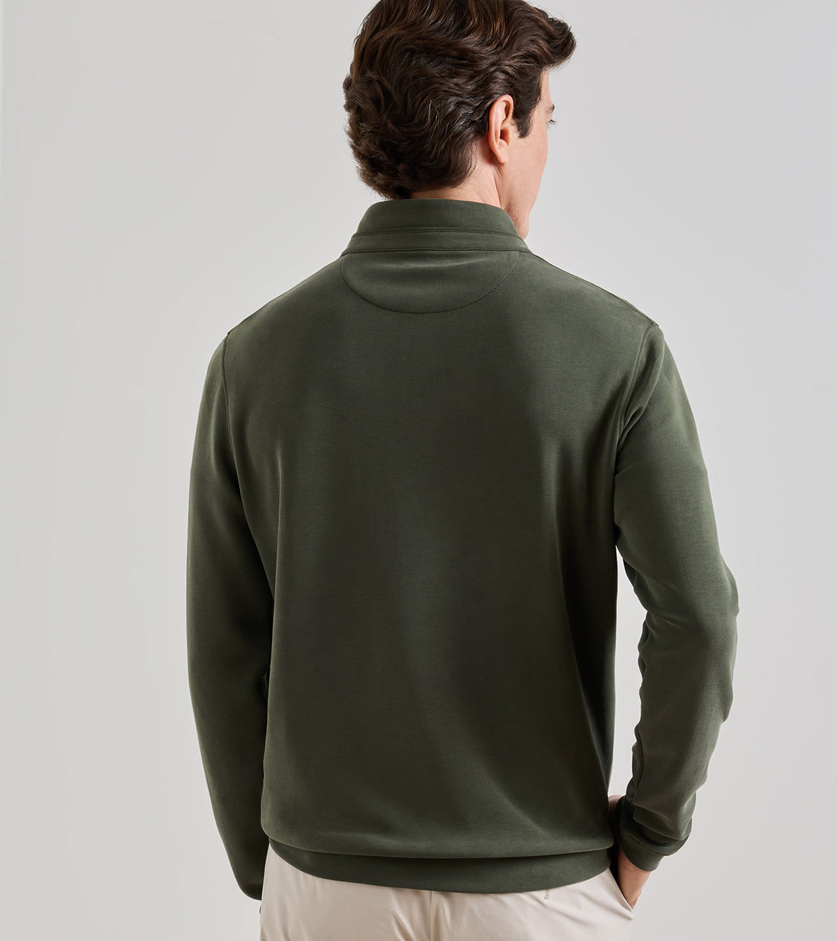 SOFT SUEDE 1/4 ZIP