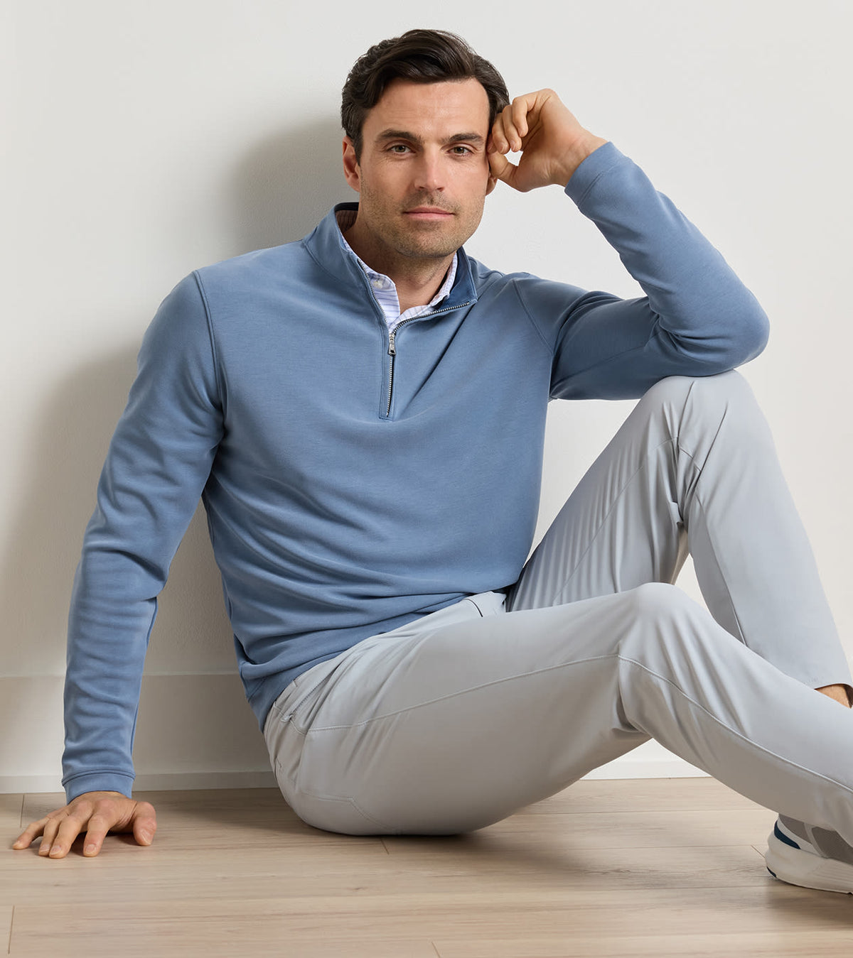 SOFT SUEDE 1/4 ZIP
