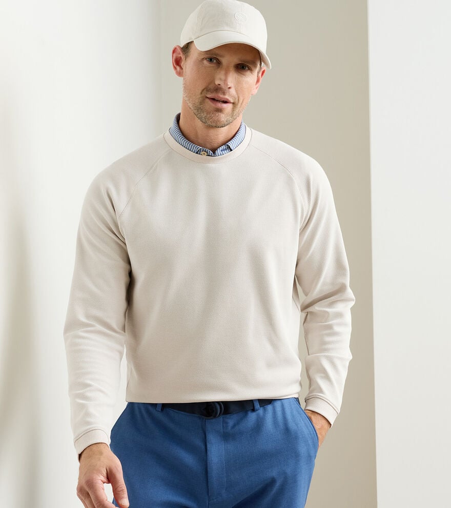 CRADLE PIQUE PERFORMANCE CREWNECK