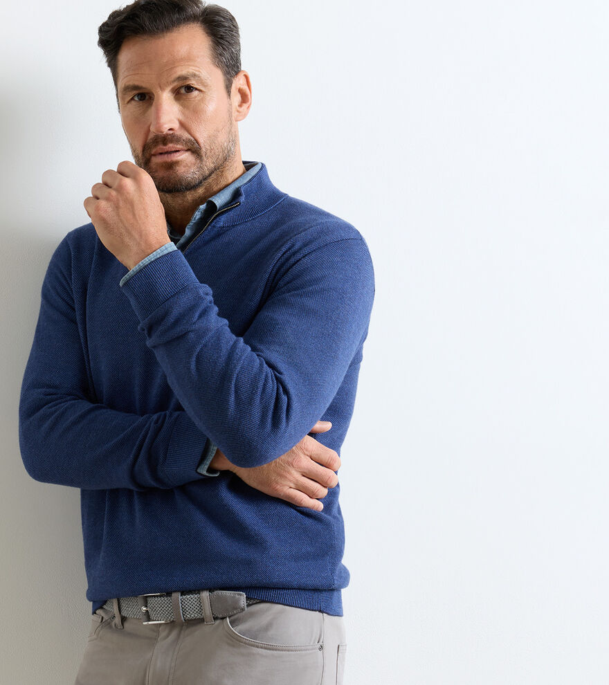 COOLSPUN LITE BIRDSEYE 1/4 ZIP