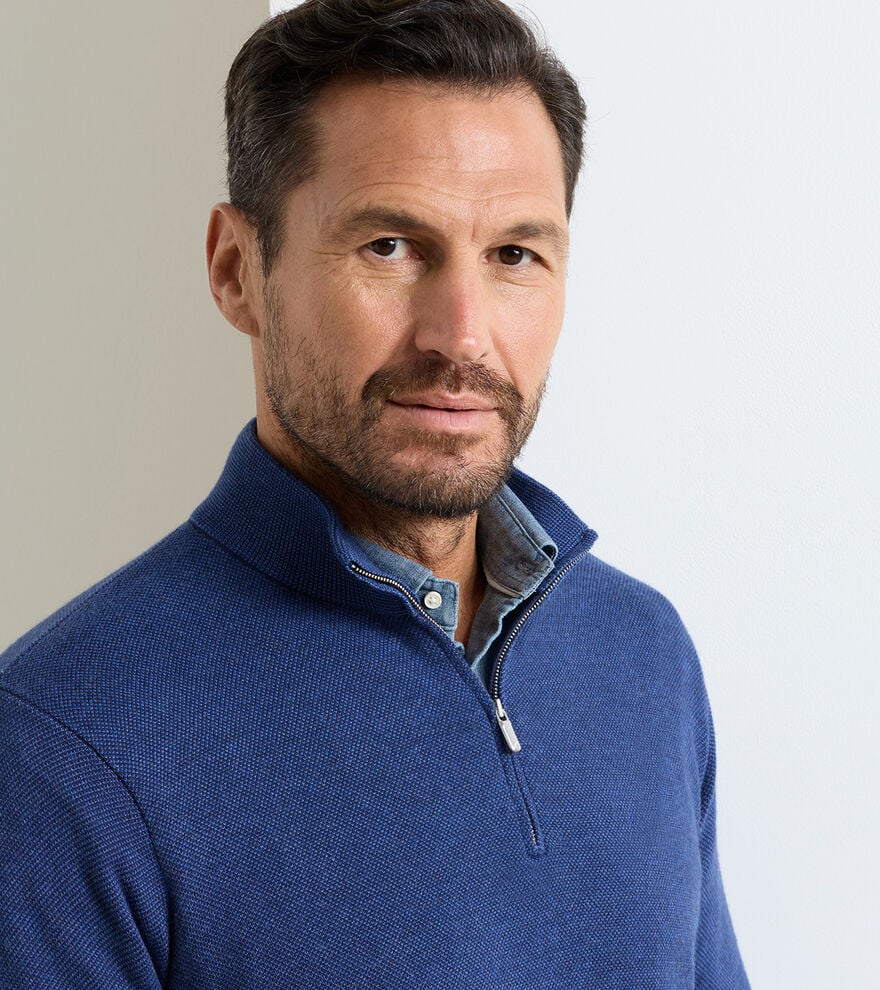 COOLSPUN LITE BIRDSEYE 1/4 ZIP