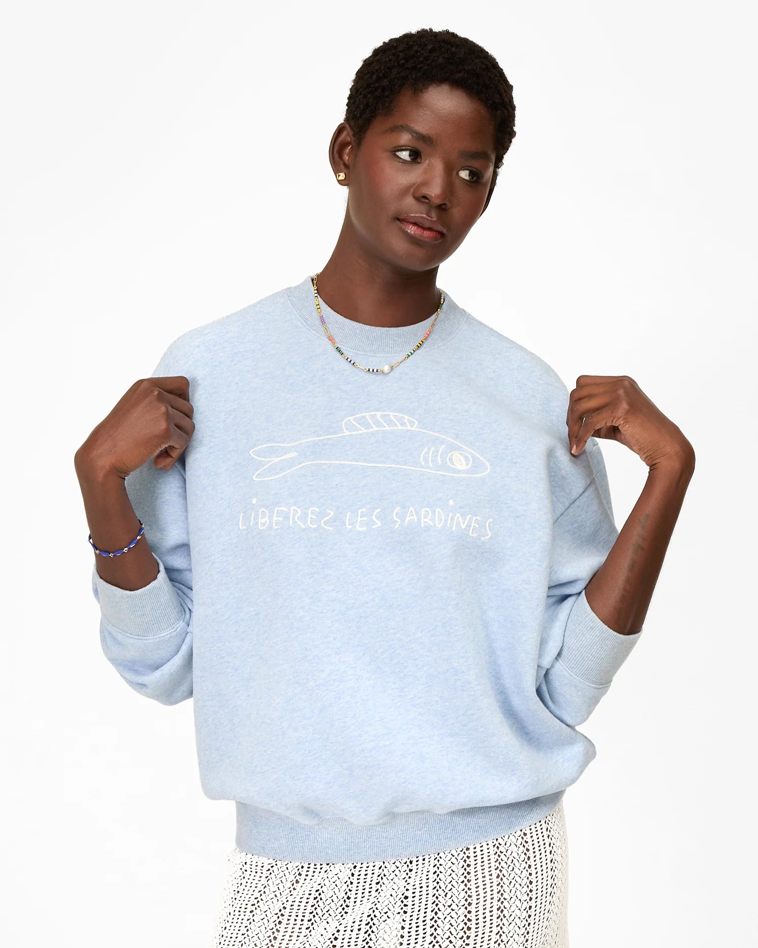 LIBEREZ LES SARDINES - HEATHER BLUE