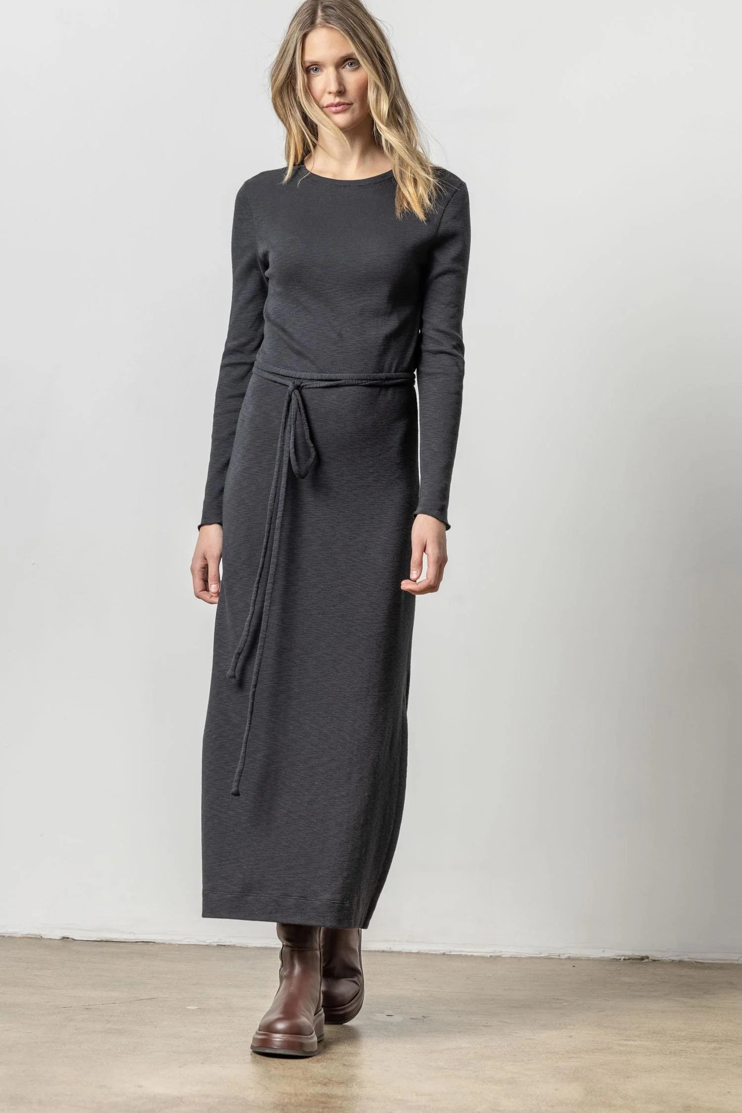 LILLA P BELTED MAXI