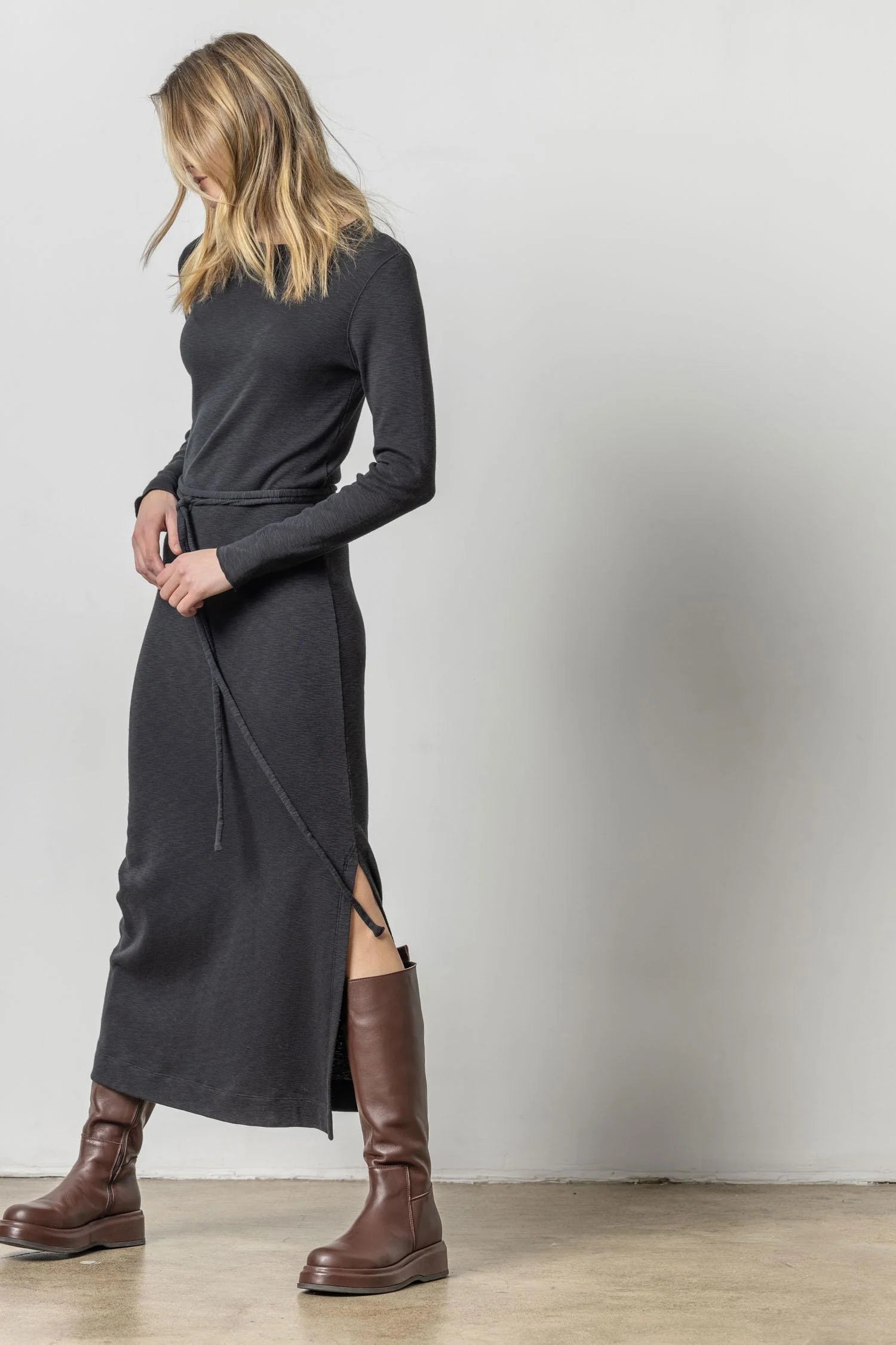 LILLA P BELTED MAXI