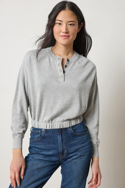 ELASTIC WAIST HENLEY