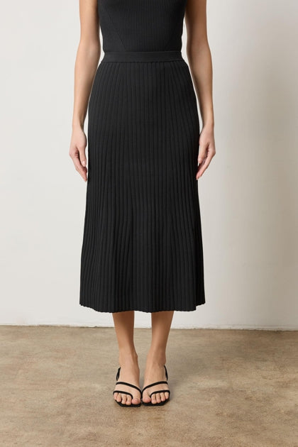 STRAIGHT RIB SKIRT