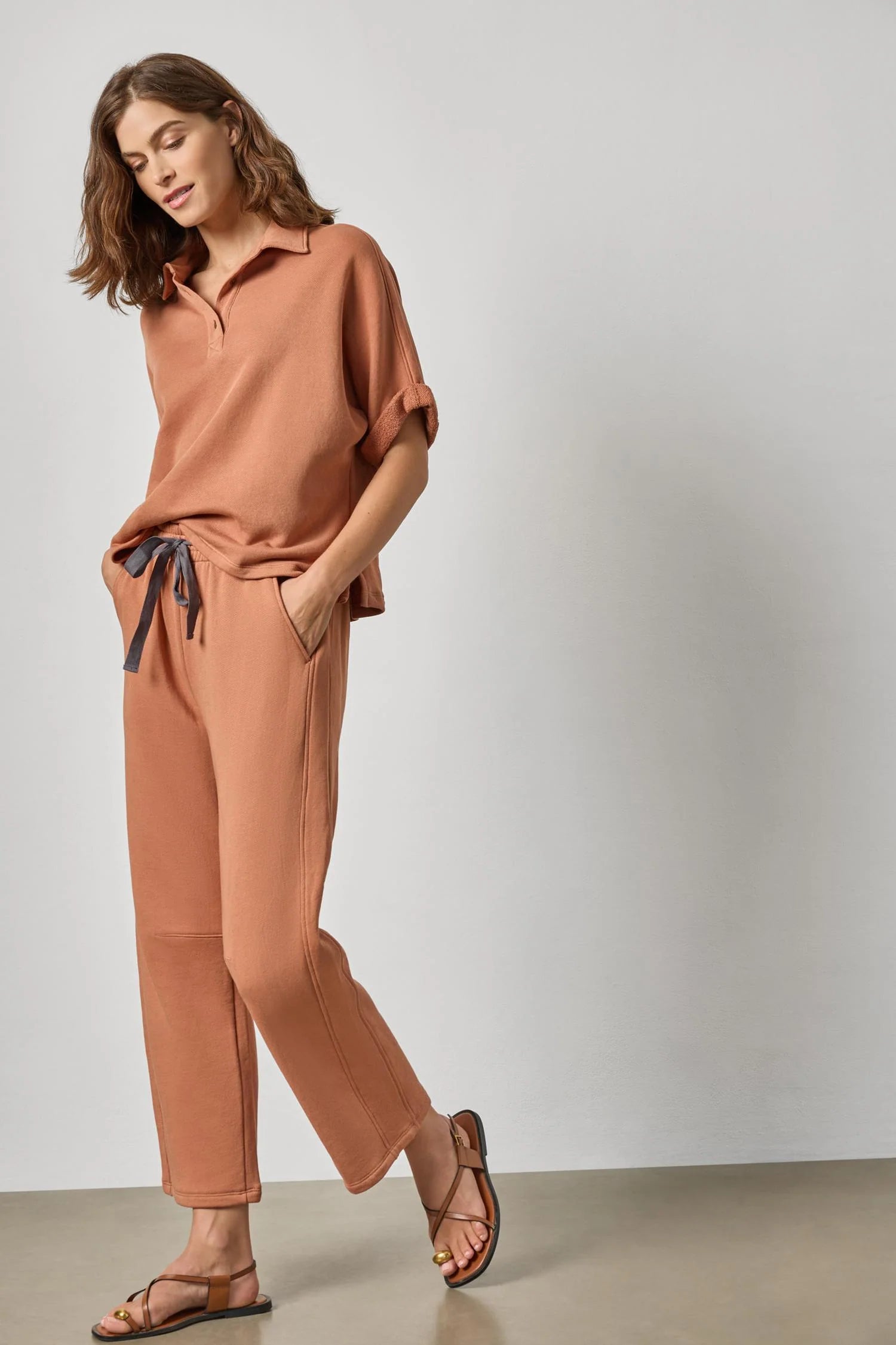 SIDE PANEL TERRY PANT